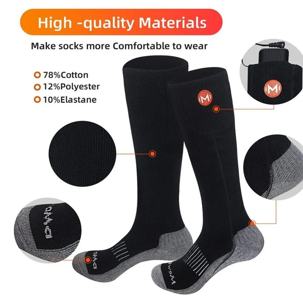 Heated Socks for Men‎ Women - Rechargeable Electric Battery Socks for Arthritis,
